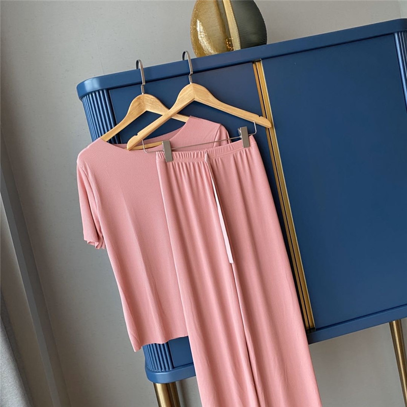 Women's Summer Two-Piece Pajama Set – Featuring a Stylish and Comfortable Casual Design