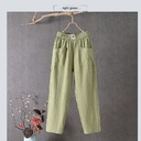 Comfortable women's cotton and linen pants for a modern everyday look