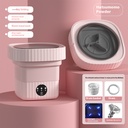Compact Folding Washing Machine – Perfect for Baby Clothes, Underwear, and Small Socks, with a Flexible and Modern Design