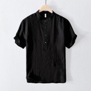 Men’s Loose-Fit T-Shirt with a Casual Design Inspired by Classic Japanese Style