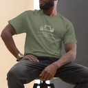 European and American Style Casual T-Shirt with Digital Print and Round Neck Short Sleeves