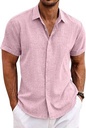 Men's Casual Short-Sleeve Shirt with Button Closure – Perfect for a comfortable and stylish everyday look