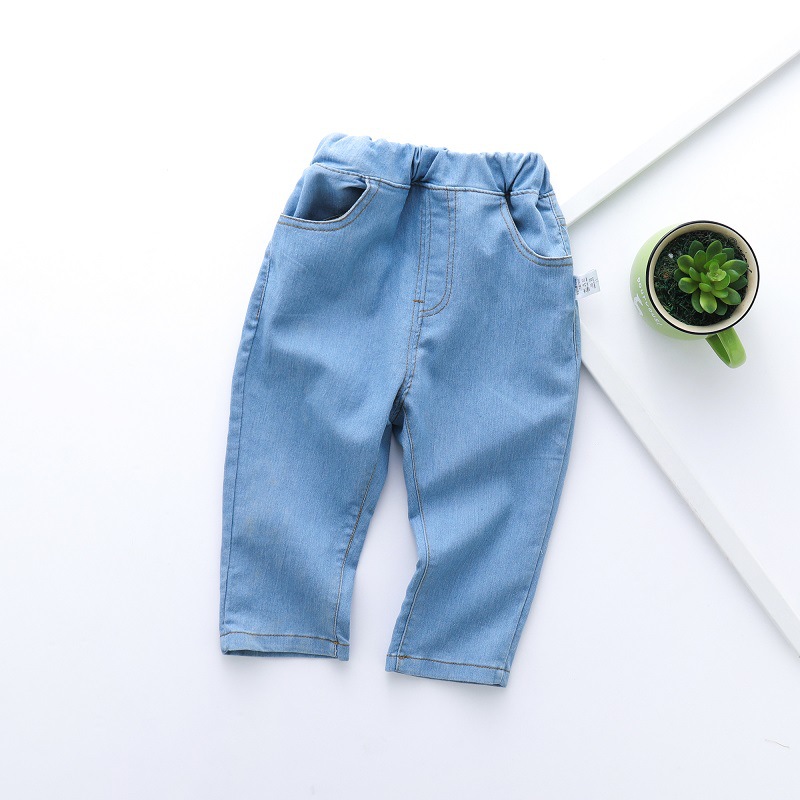 Children's Casual Straight-Cut Jeans