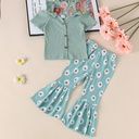Stylish Two-Piece Set for Girls – Sleeveless Top with Wide-Leg Pants in a Flexible, Comfortable Design for a Trendy Look 
