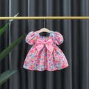 Stylish girls' cotton princess dress with a modern design that reflects a unique personality and charming look
