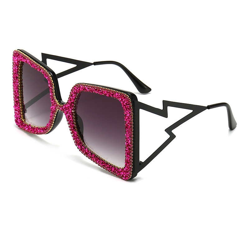 Women's Rhinestone-Embellished Sunglasses