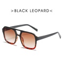 Women's Square Double-Bridge Sunglasses – Classic and Modern Design