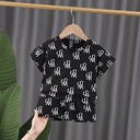 Unisex Baby Outfit – Elegant Western-Style Printed Two-Piece Set