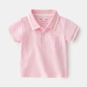 Children's polo shirt with short sleeves and a stylish design, ideal for daily wear and various occasions