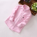 Children's long-sleeved shirt with an elegant and attractive design, suitable for daily wear and special occasions
