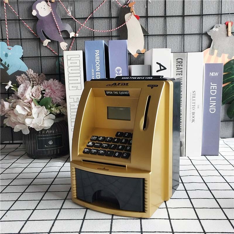 Children's Mini ATM-Style Coin Bank