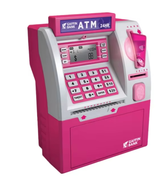 Smart Automatic ATM-Style Coin Bank for Kids – Password & Card-Operated Savings Box