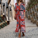 A stylish printed dress with an open hem design that gives you a feminine and modern look