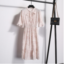 Elegant chiffon dress with floral print and high waist — perfect for a soft, feminine look for both occasions and everyday wear