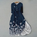 Flowy dress with an elegant swing design that combines practicality and modern style — perfect for various occasions