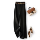 Women's wide-leg pants with an elegant straight-cut design — perfect for both casual and formal autumn looks
