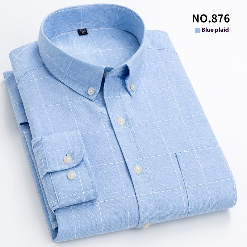 Men's long-sleeve shirt made from purified cotton – stylish and wrinkle-resistant for a modern look