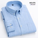 Men's long-sleeve shirt made from purified cotton – stylish and wrinkle-resistant for a modern look