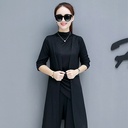 Elegant women's three-piece set with long sleeves