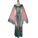 Women's slim-fit dress with leopard print and V-neck for a modern feminine look