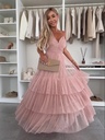 Elegant mesh strap dress with a European and American style for a standout look