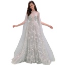 Elegant one-shoulder dress with shimmering star details for a captivating look