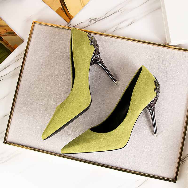 Elegant and alluring stiletto high-heeled shoes
