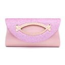 Sequined women's clutch bag