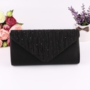 Elegant evening bag adorned with crystals and sparkling rhinestones
