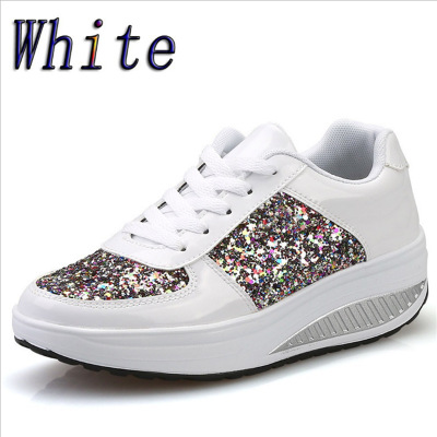 Stylish women’s sneakers embellished with sequins
