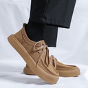 Men’s casual suede shoes with a modern design
