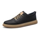 Men’s casual low‑top round‑toe lace‑up sneakers