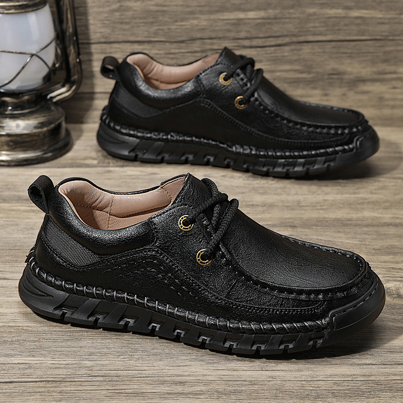 Men's Genuine Leather Shoes with a Stylish Modern Design