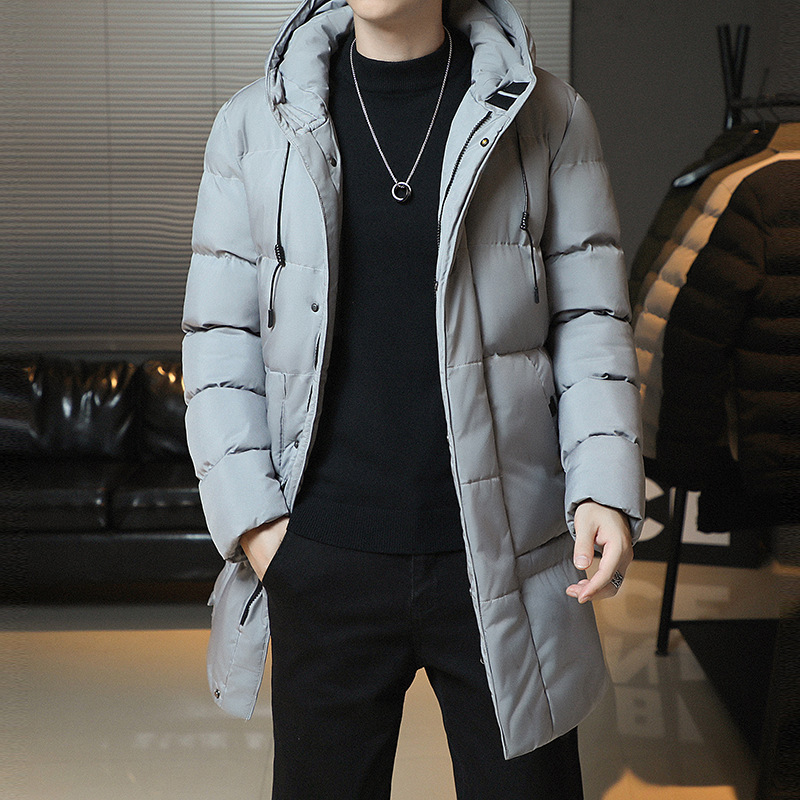 Men’s Winter Hooded Jacket – Warm Cotton Coat, Casual Style, Plus Size