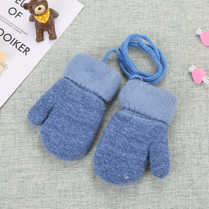 Children’s Double-Layer Insulated Fleece Gloves
