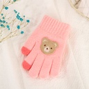 Children’s Knitted Wool Gloves – Five-Finger Design