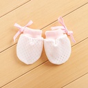 Elastic summer baby gloves made of ice silk, anti-scratch, suitable for ages 0–12 months