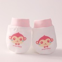 Cartoon anti-scratch baby face protection gloves