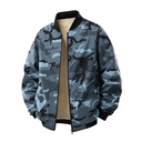 Men’s Thickened Casual Camouflage Jacket with Fleece Lining
