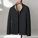 Men's Practical Casual Jacket with Stand Collar