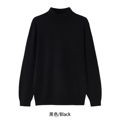 Men’s Warm Long Sleeve Mock Neck Sweater