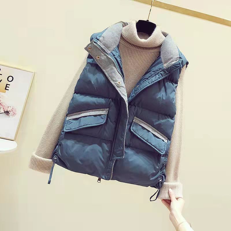 Women's Sleeveless Vest in Korean Style – Casual Design