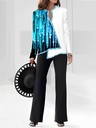 Women’s 3D Digital Print Shirt and Trousers Set