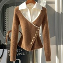 Luxury Unique Knitted Blouse