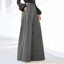 Elegant High-waist Wide-leg Bell-bottom Pants