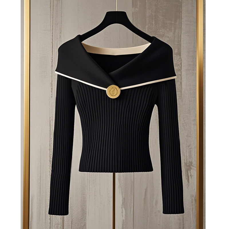 Knitted Top Design for Autumn and Winter
