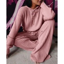 Women's Casual Loose-Fit Hooded Suit with Long Sleeves