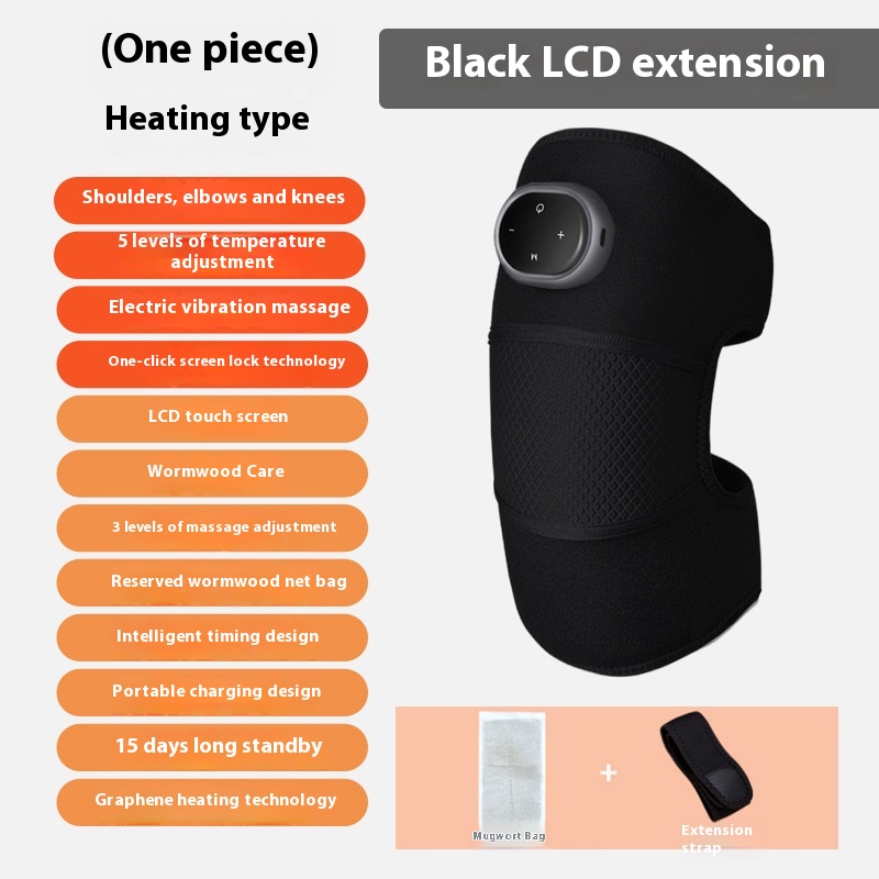 جهاز تدليك كهربائي للركبة مزوّد بخاصية التسخين الذاتي للتدفئة والعناية