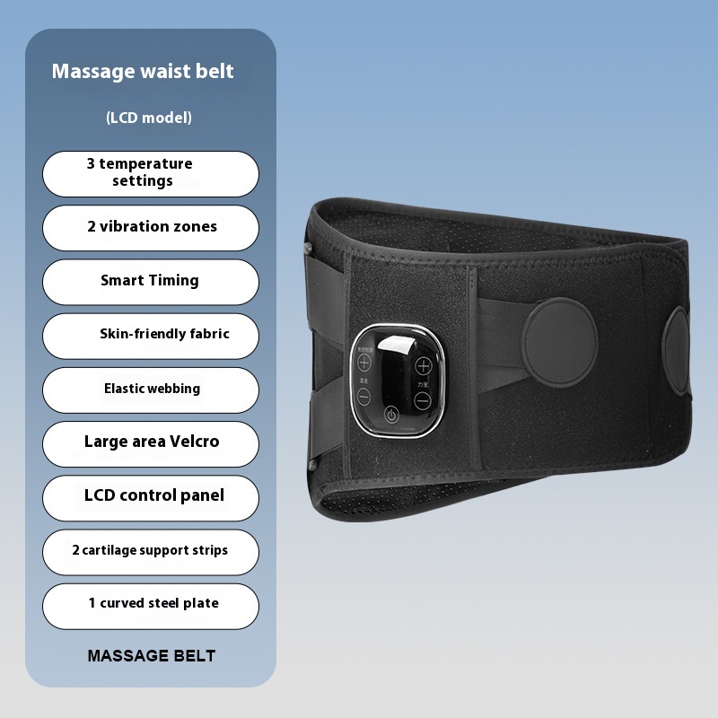 Heating Vibration Massage Belt for Waist and Abdomen