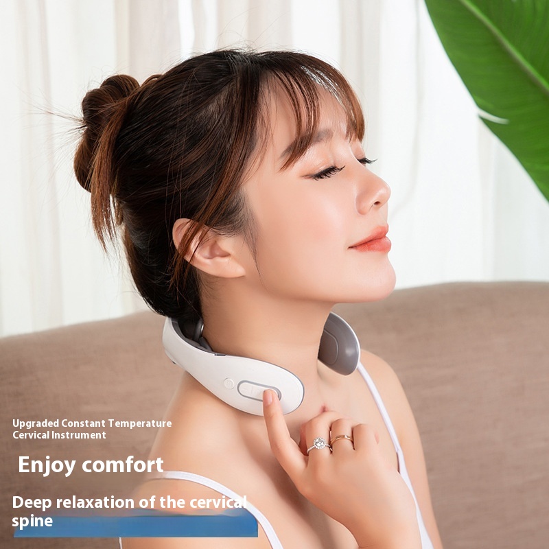 Neck and Shoulder Pulse Massager with Hot Compress Physiotherapy